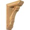 Ekena Millwork Olympic Slat Rough Sawn Bracket w/ Offset Brace, Western Red Cedar, 6"W x 18"D x 26"H BKT0604X18X26OLY06RWR - alternate 1
